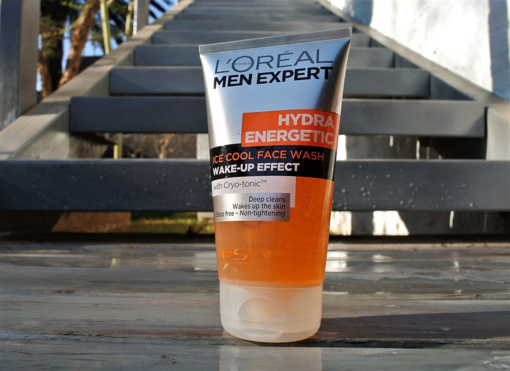 L’Oreal Men Expert Hydra Energetic Ice Cool Face Wash.