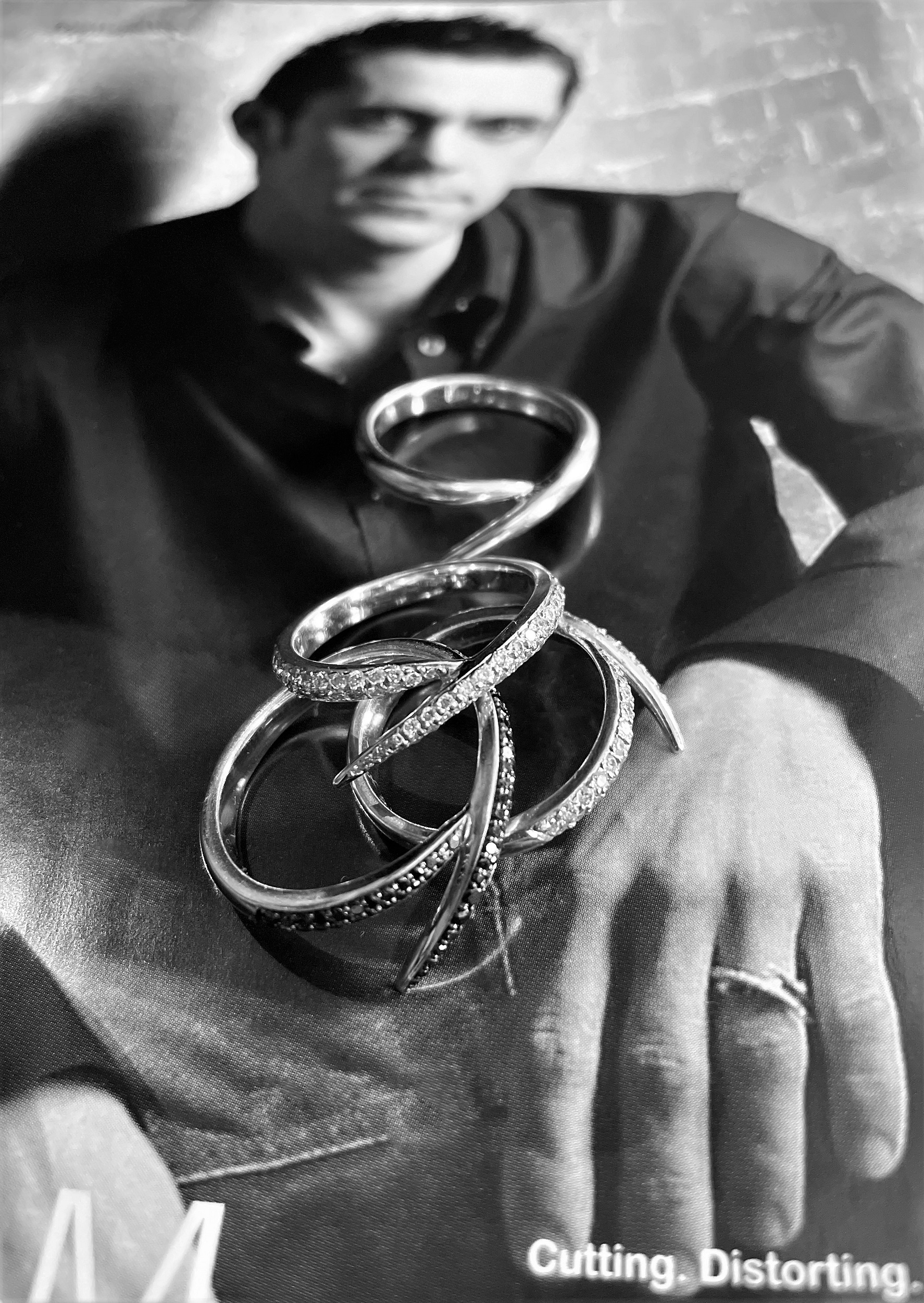 Shaun Leane Silver Rose Thorn Band Ring | Liberty